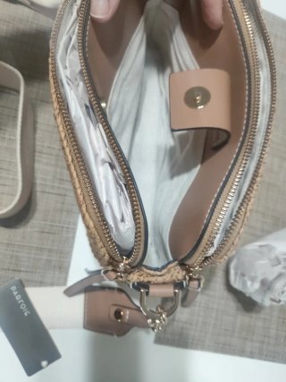 Bolso Parfois Yute Marrón Beige