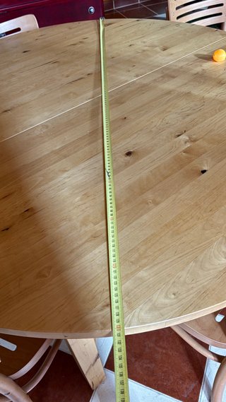 Mesa de madera ampliable con 6 sillas a juego