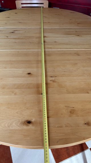 Mesa de madera ampliable con 6 sillas a juego