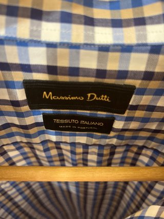 Camisa cuadros Massimo Dutti