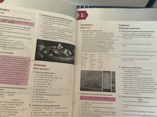 Libros Ingles B1, Students’ book y workbook.