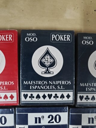 Lote 12 barajas Poker y Poker Español
