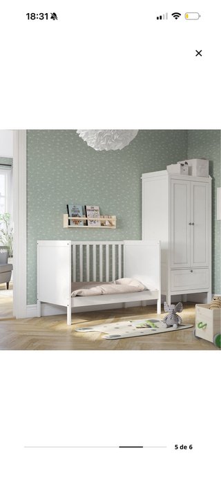 Cuna Colecho IKEA SUNDVIK — casi nueva