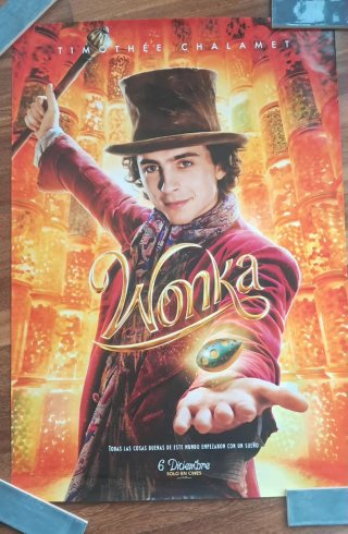 Póster Wonka Timothée Chalamet
