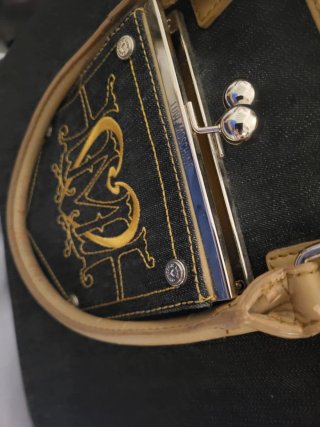 Bolso Moschino Negro y Beige