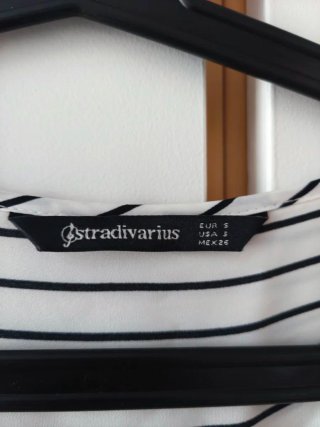 Camisa Stradivarius Rayas Mujer Talla S