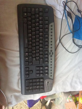 Teclado Negro y Gris