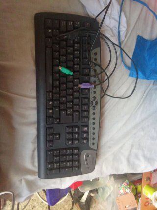 Teclado Negro y Gris