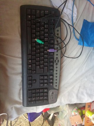 Teclado Negro y Gris