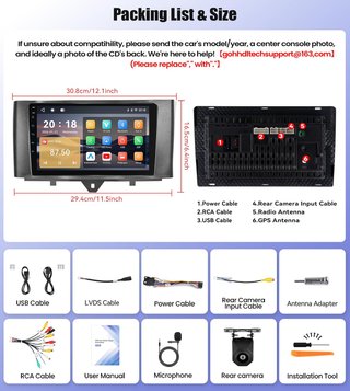 autoradio schermo carplay wireless per Smart