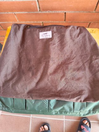Bolso Tomas Buberri Verde Caqui Casi Nuevo