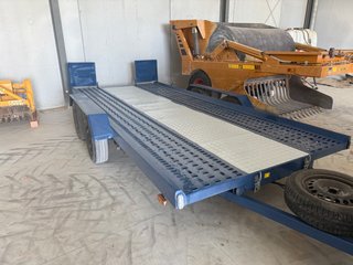 Plataforma basculante 2800 kg sin rampas