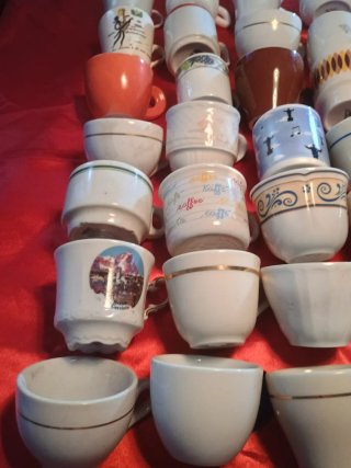 Set  35 Tazzine Caffè Porcellana Multicolore
