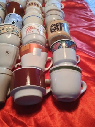 Set  35 Tazzine Caffè Porcellana Multicolore