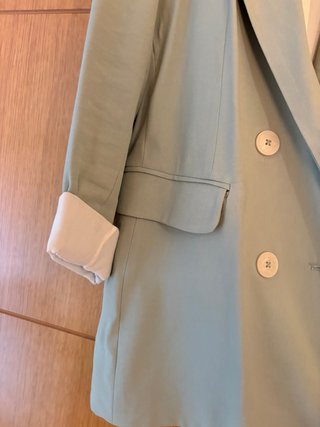 Blazer Bershka verde agua sin usar