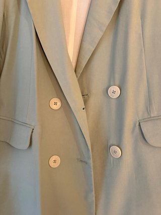 Blazer Bershka verde agua sin usar