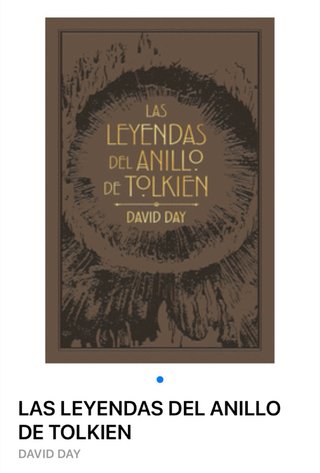 Varios titulos David Day basados en Tolkien 7 unds