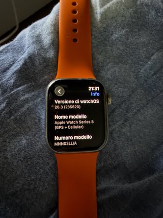 Apple Watch Series 8 Hermès 41mm Arancione