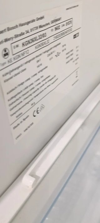NEVERA COMBI BOSCH NO FROST ENERGÍA A+