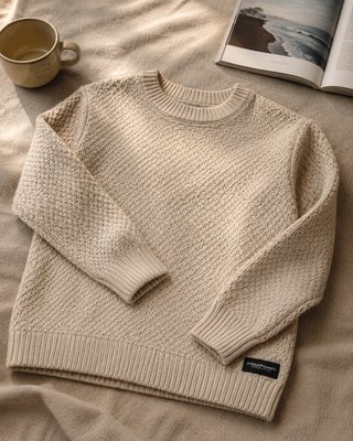 Jersey JJ Rebel Textura Beige Talla M