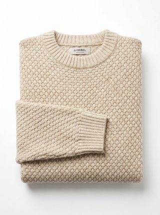 Jersey JJ Rebel Textura Beige Talla M