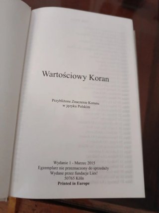 El Koran en polaco