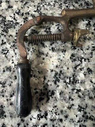 Cargador de cartuchos vintage madera y metal