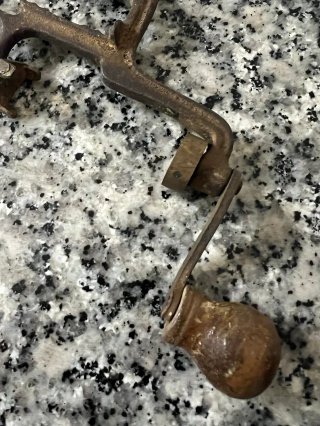 Cargador de cartuchos vintage madera y metal