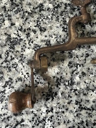 Cargador de cartuchos vintage madera y metal