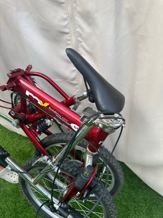 Bicicleta Plegable Adulto Roja