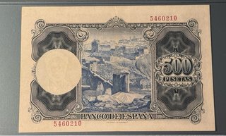 500 Pesetas España 1954 Banco de España