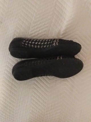 Zapatos Wonders Negros y Plateados (SIN ESTRENAR)