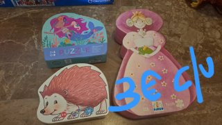 Puzzles Infantiles: Sirena y Erizo