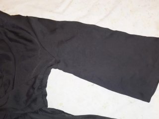 Mono corto pantalón raso negro