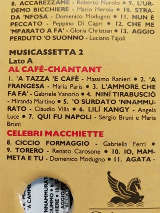Cofanetto 5 Musicassette Napoli Sempre