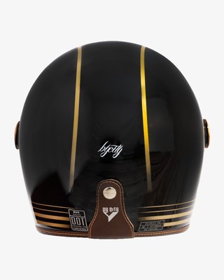 Casco Integral By City Roadster III Gold Black
