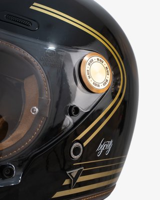 Casco Integral By City Roadster III Gold Black
