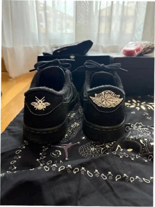 Jordan 1 Retro Travis Scott Black Phantom EU40
