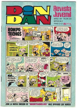 11 TEBEOS DE DIN DAN (Bruguera 1.971/72)