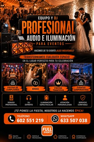 DJ y Sonido para Bodas y Eventos