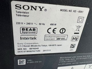 TV Sony Bravia OLED 65 4K