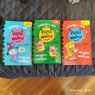 Pack 3 libros escuela de monstruos