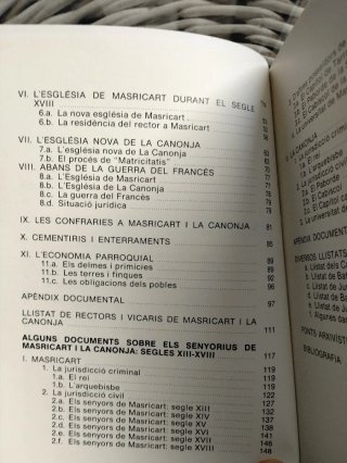 les Esglésies i Senyorius de la Canonja  Masricart
