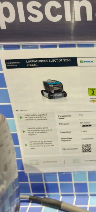 Robot Limpiafondos Zodiac TornaX OT 3200