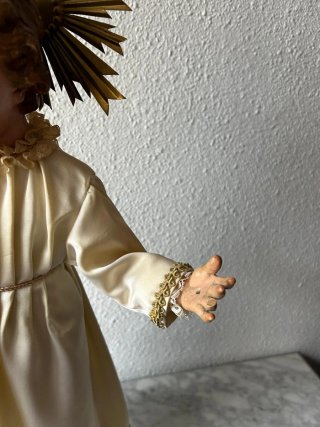 Niño Jesús madera cap y pota