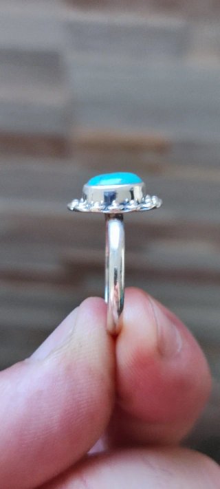 Anillo de  Plata y Turquesa.