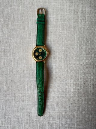 Reloj Orient Chapado Oro 24K Verde