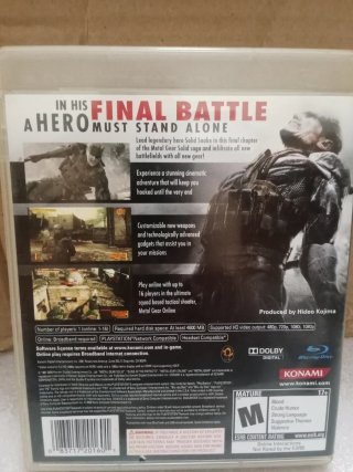 Metal Gear Solid 4 PS3 Black Label