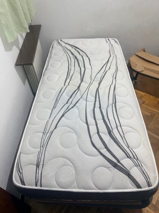 Cama 90cm: Colchón y Somier Duro