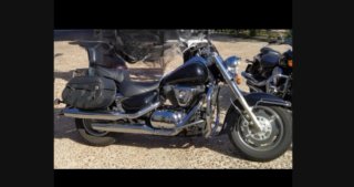 Moto Cruiser Negra